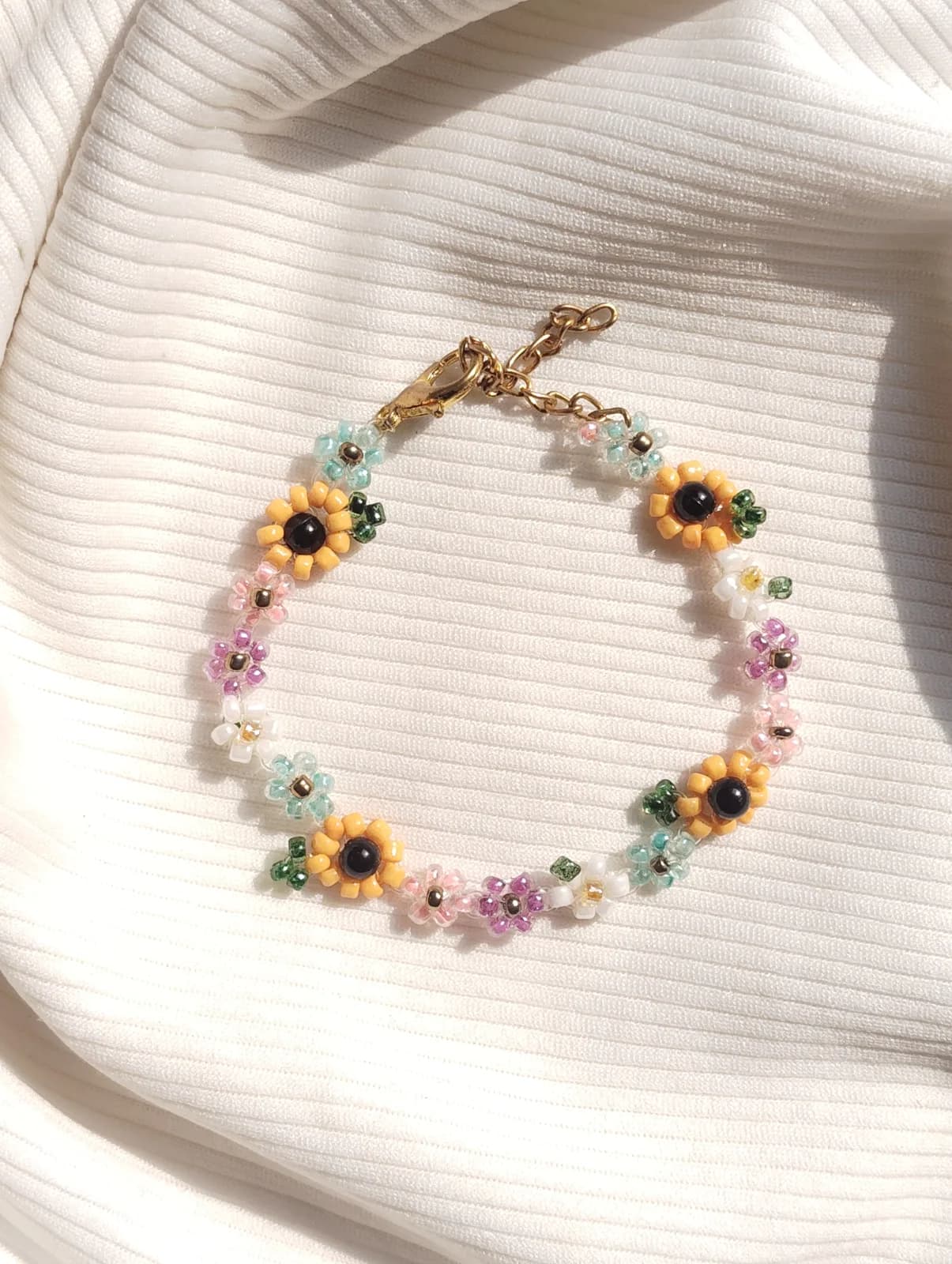 Sunflower bracelet