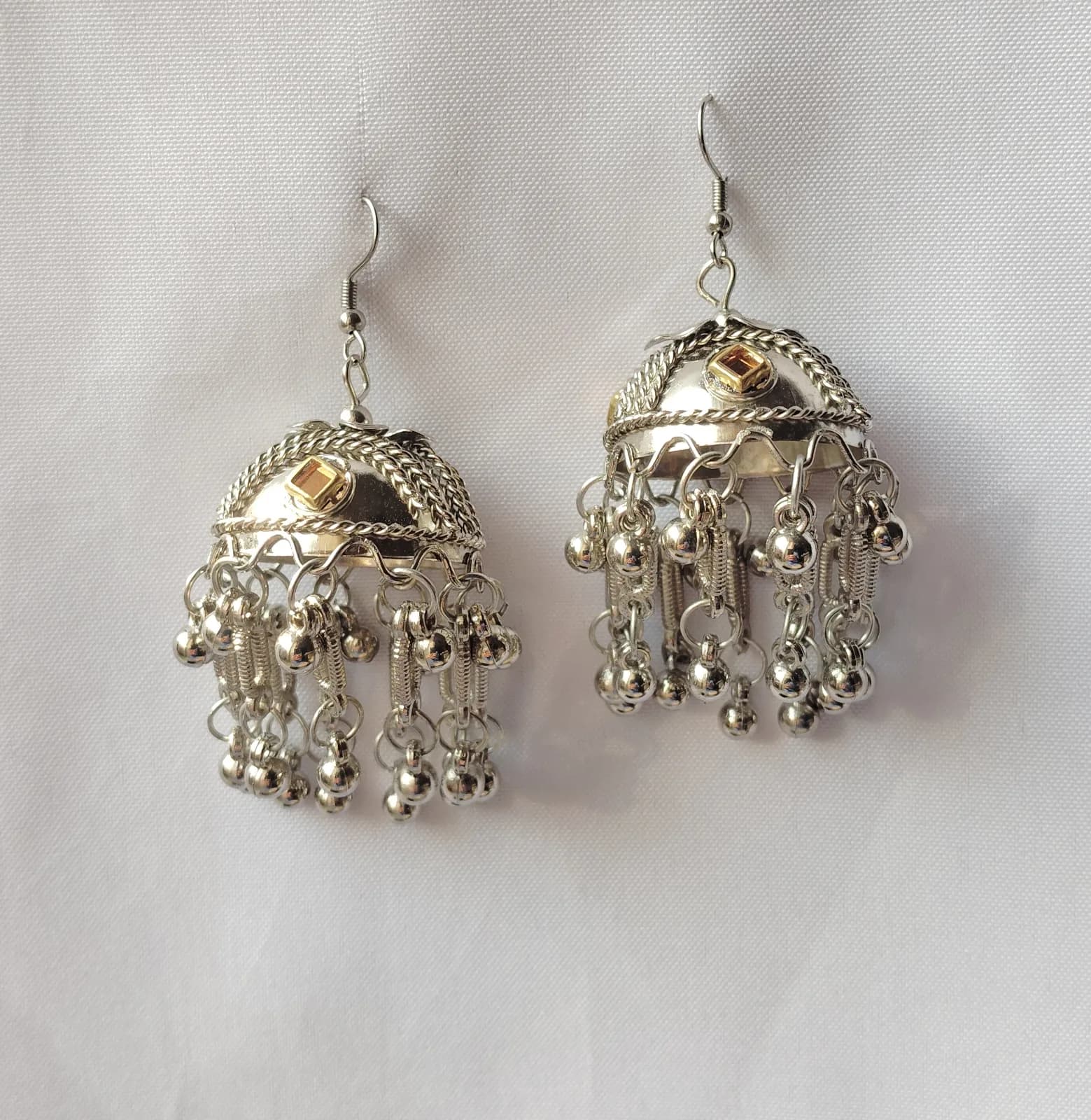 OXIDISED DOME JHUMKA