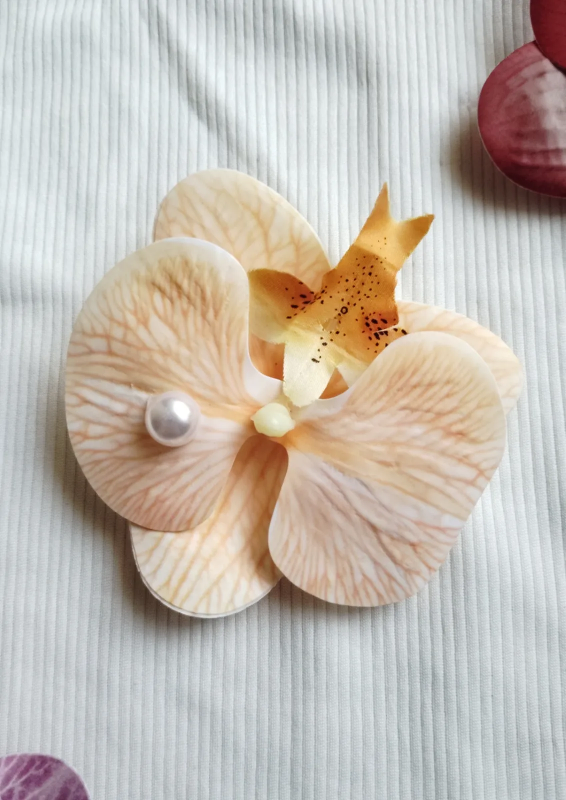 ORCHID FLOWER HAIRCLIP — 3