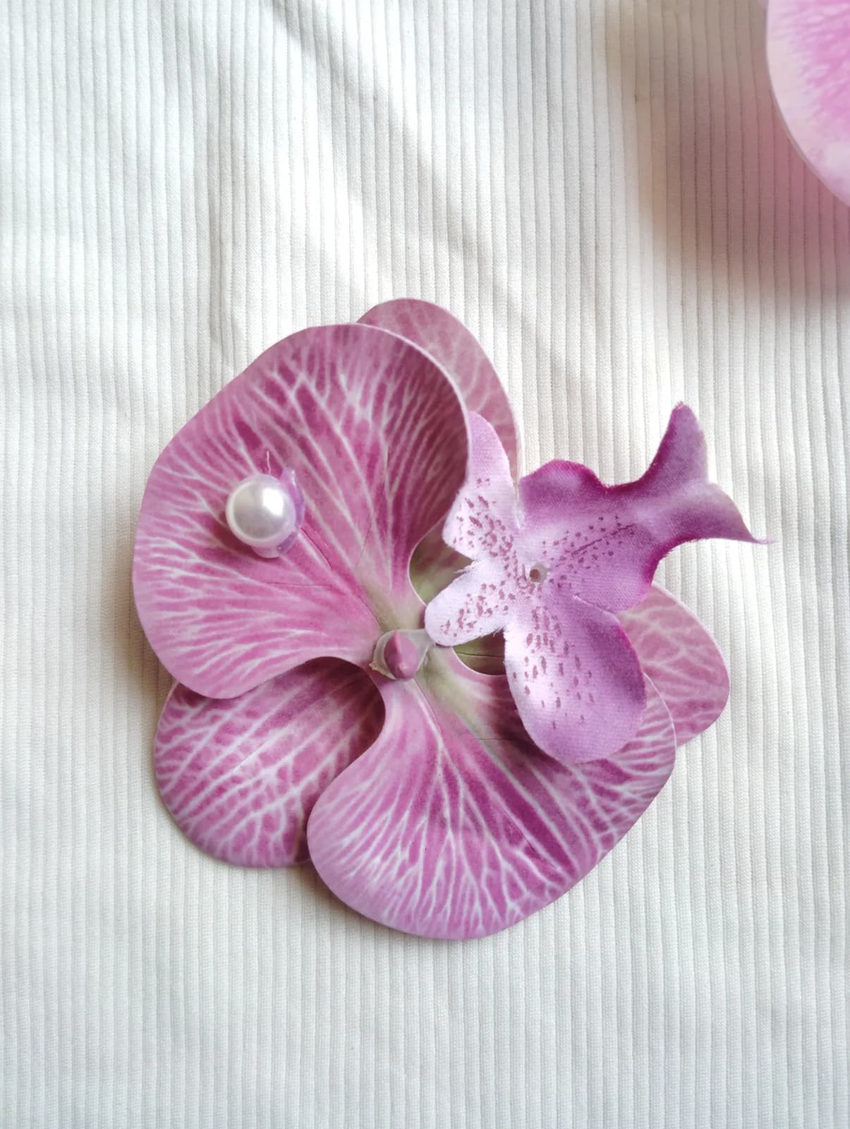 ORCHID FLOWER HAIRCLIP — 5