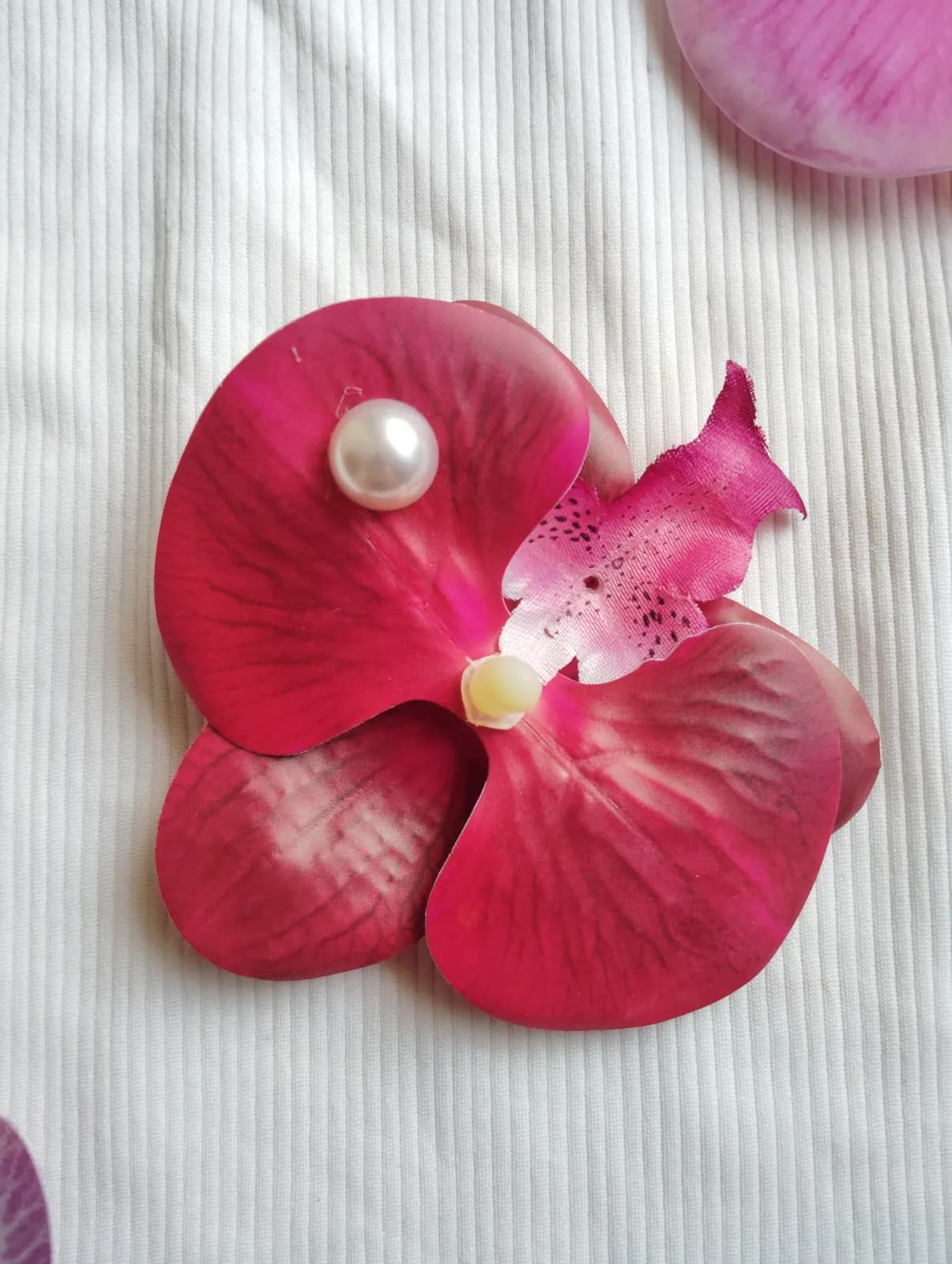 ORCHID FLOWER HAIRCLIP — 4